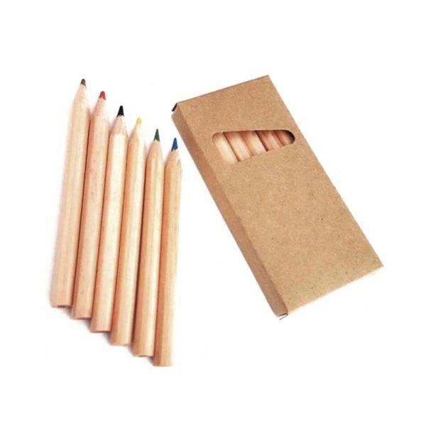 Yeşilli 6'lı Naturel Yarım Boy Boyama Seti 465118