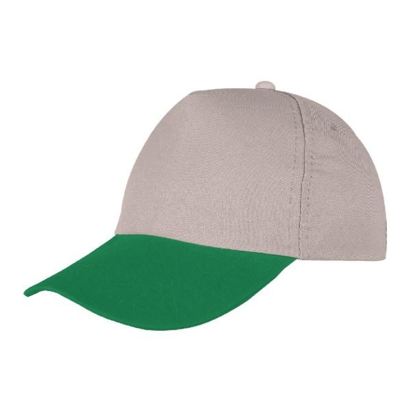 Papatya Bej-Yeşil Polyester Şapka 489459