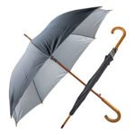 Mangostan Siyah Ahşap Saplı Şemsiye 489701