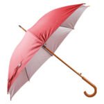 Mangostan Kırmızı Ahşap Saplı Şemsiye 489704