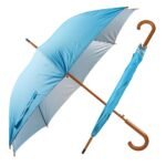 Mangostan Turkuaz Ahşap Saplı Şemsiye 489723
