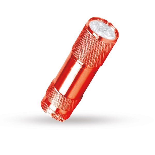 İspinoz Kırmızı 9 Led El Feneri 902004