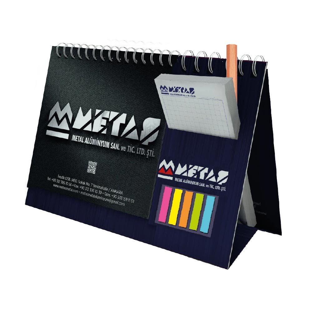 ala-11 *5 Renk Postit
*Yapraklar CMYK Baskılı
*Yapraklar: 170 gr. Parlak Kuşe
*Tek Renk Baskılı Naturel Kurşun Kalem
*Taşıyıcı: 13,5x25 cm
*Yaprak Ebatı:12x14,5 cm
*Notluk Ebat: 7x13 cm
*Karton: 400 gr. A. Bristol Kağıt