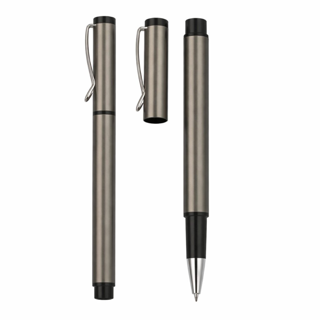 Yapraklı Füme Roller Kalem 458817