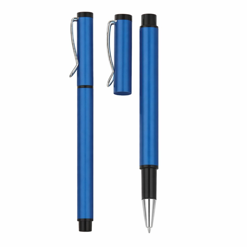 Yapraklı Lacivert Roller Kalem 458805