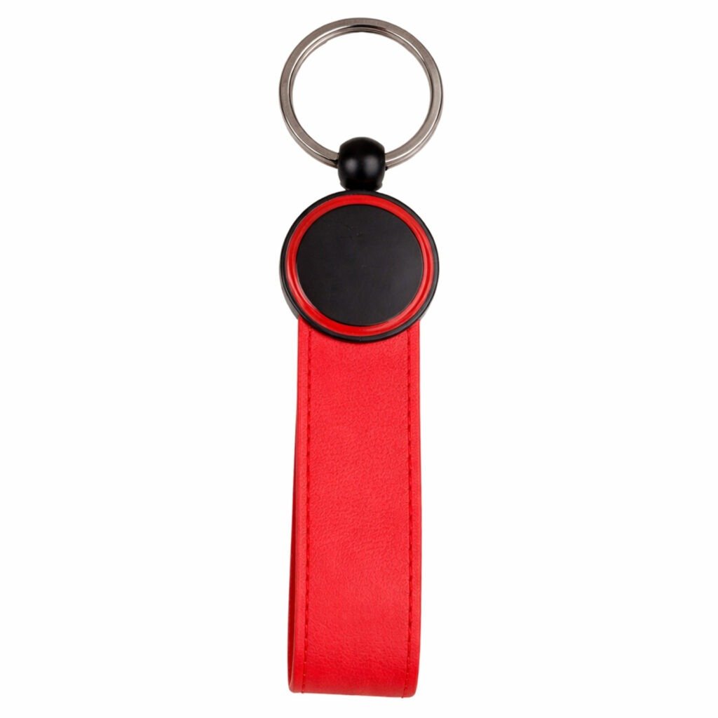 Ayder Kırmızı Metal-Deri Anahtarlık 476504