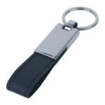 Kazova Siyah Metal - Deri Anahtarlık 475801