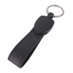 Düzpelit Siyah Metal - Deri Anahtarlık 476001