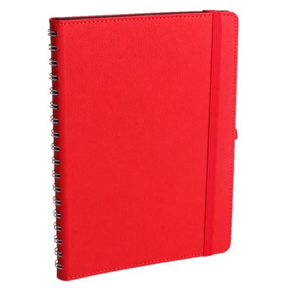 Söğütözü Kırmızı Spiralli Tarihsiz Defter (17x24 cm) 303104