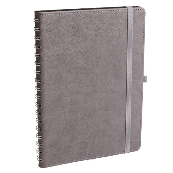 Söğütözü Gri Spiralli Tarihsiz Defter (17x24 cm) 303122