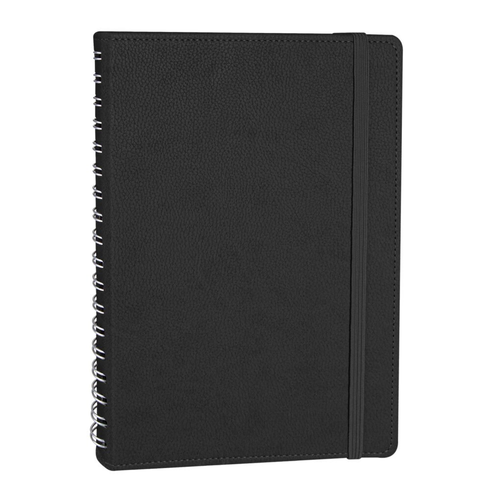 Söğütözü Siyah Spiralli Tarihsiz Defter (17x24 cm) 303101