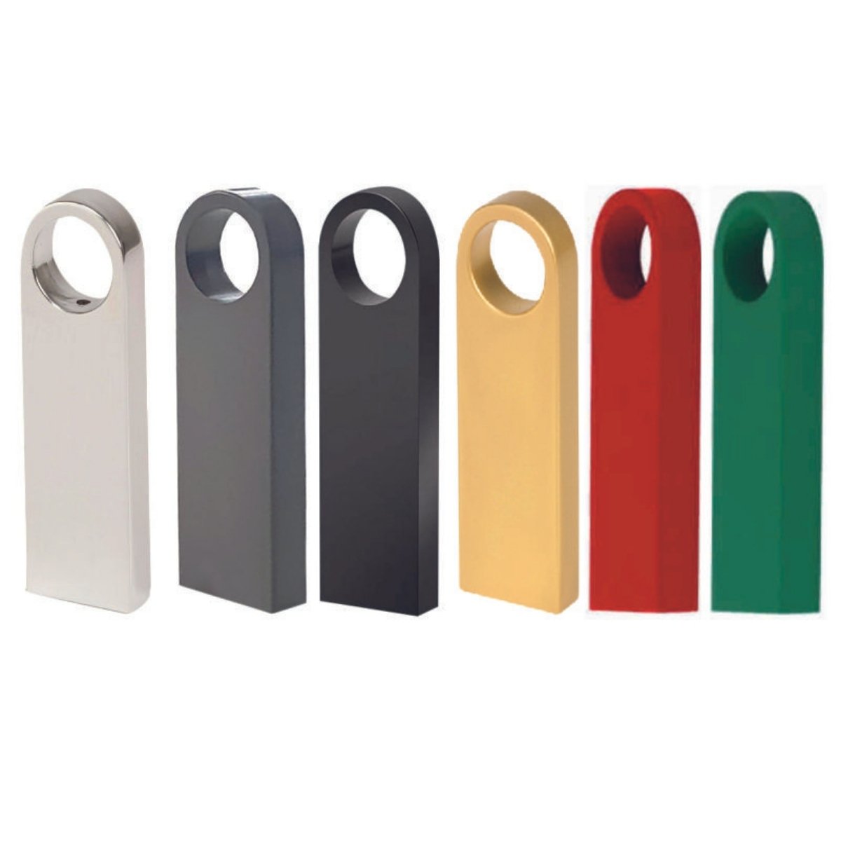 DR-101-RENKLI <strong>Metal ve Renkli USB Bellek</strong> <ul> <li><b>Stok Kodu (SKU):</b> DR-101R</li> <li><b>Materyal:</b> Paslanmaz ve dayanıklı metal gövde</li> <li><b>Kapasite Seçenekleri:</b> 8 GB, 16 GB, 32 GB, 64 GB, 128 GB</li> <li><b>Baskı Tekniği:</b> Yüksek hassasiyetli Lazer Baskı (Silinmez ve kalıcı marka kimliği)</li> <li><b>Tasarım:</b> Anahtarlık halkası ile kolay taşınabilir ve fonksiyonel</li> <li><b>Renk Seçenekleri:</b> Gümüş, Siyah, Yeşil, Kırmızı, Gold, Antrasit</li> <li><b>Minimum Sipariş Adedi:</b> Toptan siparişler için teklif alınız.</li> </ul>