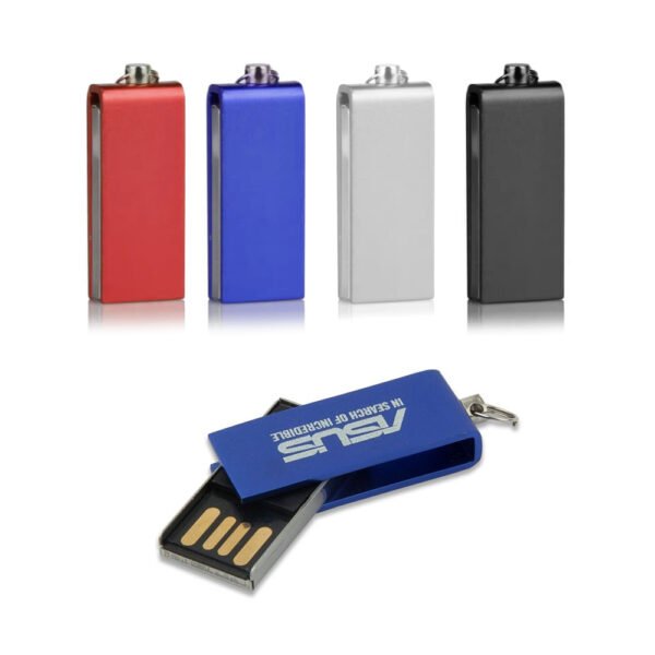 Logolu Baskılı Renkli Katlanabilir USB Bellek