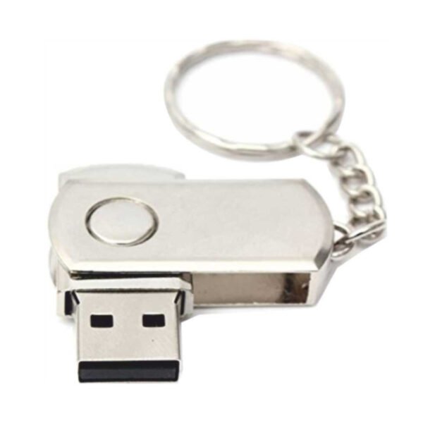 Logolu Baskılı Katlanır Metal USB Bellek