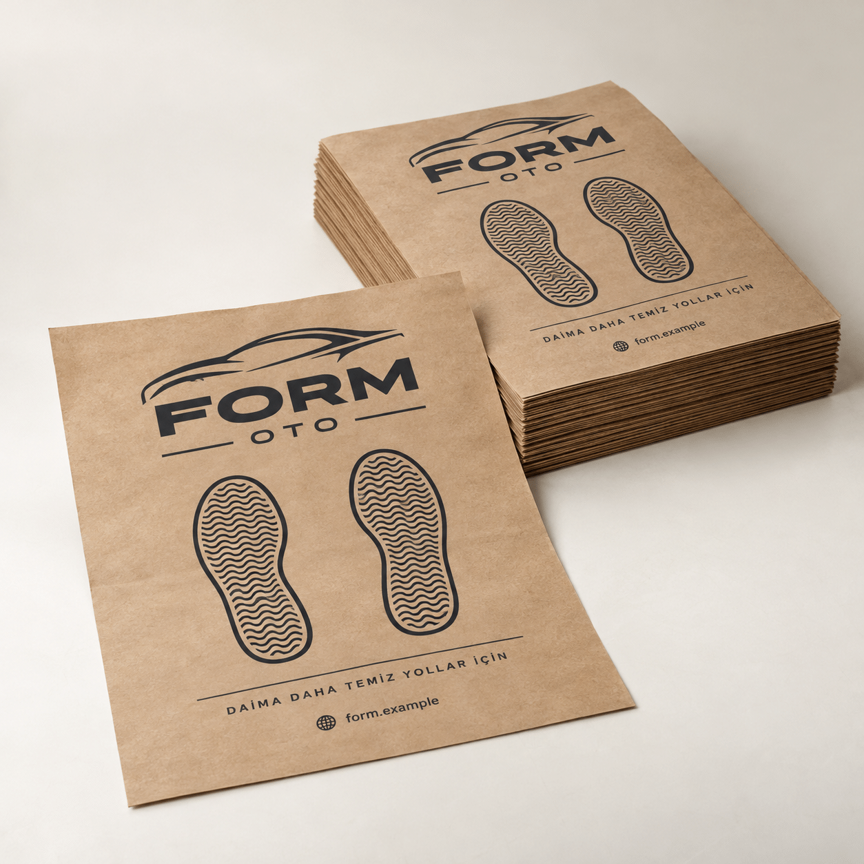 SPR-2610-03-Oto-Paspas-Ornek-Baski-v14 Oto Paspas üzerinde temsili FORM logosuyla baskı örneği
